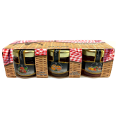 Cambridge & Thames 3 pack Mixed Fruit, Strawberry & Apricot Preserves 85gr