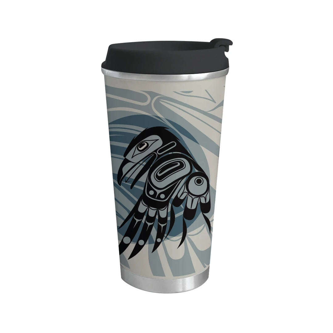 RAVEN MOON ART TRAVEL MUG 18oz